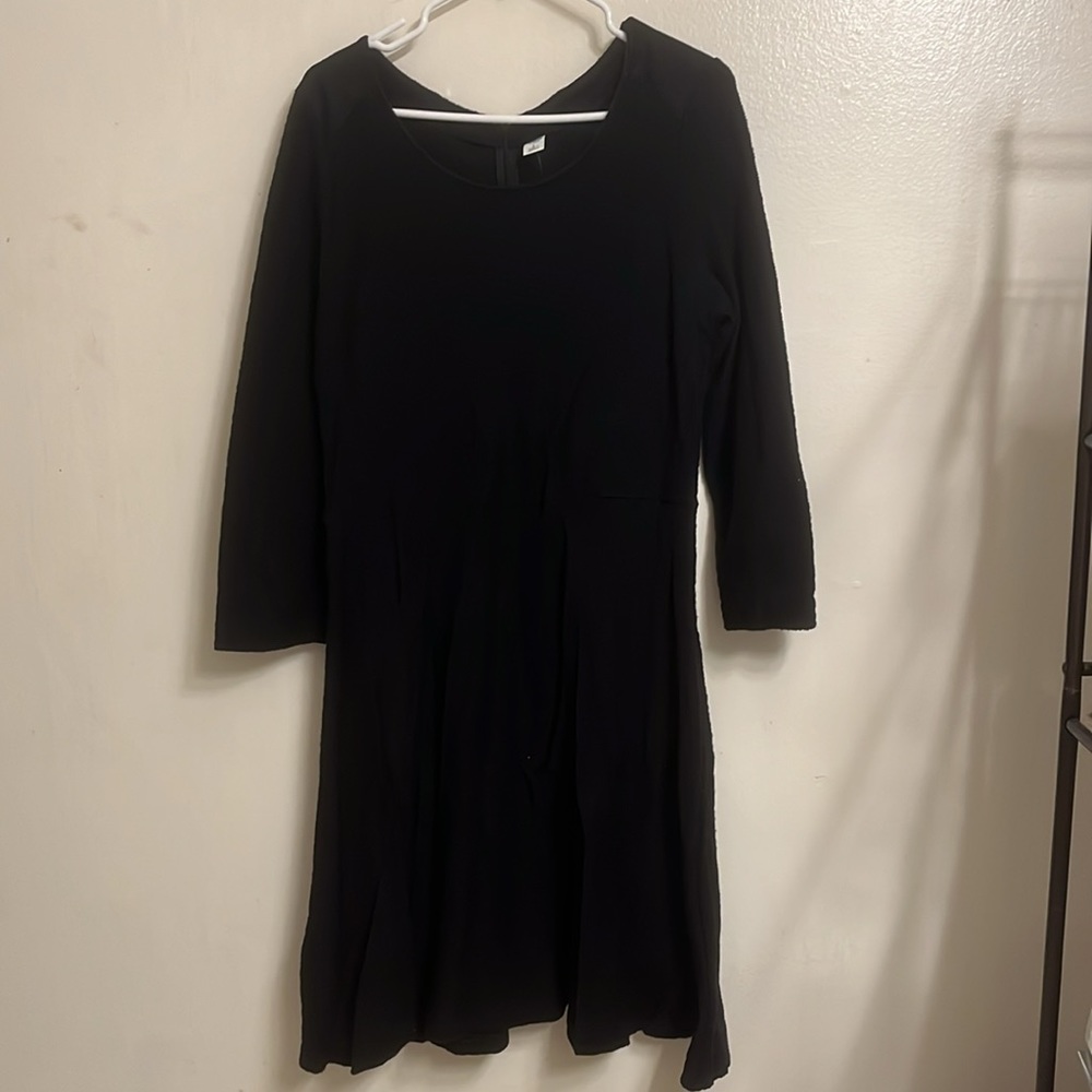 Old Navy black dress size L tall